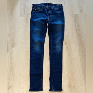 Ralph Lauren Dark Blue Skinny Jeans Stretchy Fits 28-34